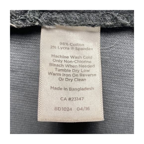 Talbots Grey Corduroy Button Front Skirt Size 8 Workwear Essential - Picture 6 of 10